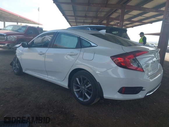 2020 Honda Civic EX-L with VIN 19XFC1F76LE204292, listed as a IAAI auction lot 41939998 with 39,765 mi miles and . Bid and sale history available at DreamBid. Image 3.