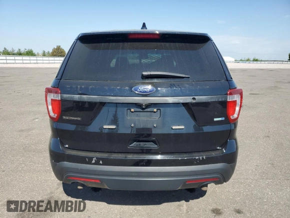 2017 Ford Police Interceptor Utility z VIN 1FM5K8AR0HGA89434, wystawiony jako Copart lot #54293765 z przebiegiem 142 813 mil mil oraz Szkody całkowita. Historia ofert i sprzedaży dostępna na DreamBid. Obrazek 6.