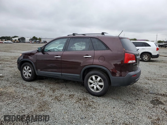 2012 Kia Sorento LX with VIN 5XYKTDA60CG239976, listed as a Copart auction lot 51250855 with 91,015 mi miles and Salvage Title. Bid and sale history available at carsss.com. Image 2.
