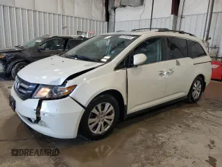 2014 Honda Odyssey EX-L с VIN 5FNRL5H60EB063614, выставлен на аукционе Copart как лот 59104265 с пробегом 212 665 миль миль и На запчасти • Non repairable. История ставок и продаж доступна на DreamBid. Изображение 1.