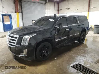 2018 Cadillac Escalade ESV Luxury z VIN 1GYS4HKJ1JR166780, wystawiony jako Copart lot #50578445 z przebiegiem 63 727 mil mil oraz Szkoda całkowita • Salvage title. Historia ofert i sprzedaży dostępna na DreamBid. Obrazek 1.