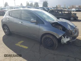 2015 Nissan LEAF SV with VIN 1N4AZ0CP4FC307459, listed as a Copart auction lot 47278443 with 91,558 mi miles. Bid and sale history available at carsss.com. Image 4.