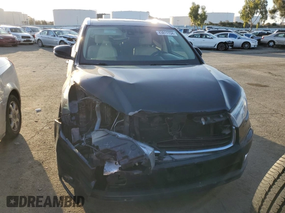 2016 Toyota Highlander Hybrid Limited with VIN 5TDDCRFH0GS019973, listed as a Copart auction lot 43811134 with 112,461 mi miles. Bid and sale history available at carsss.com. Image 5.