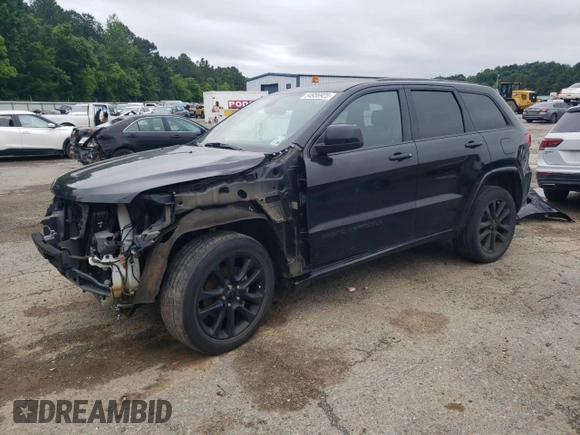 2018 Jeep Grand Cherokee Laredo E with VIN 1C4RJFAG4JC138319, listed as a Copart auction lot 54956925 with 144,938 mi miles and Salvage title. Bid and sale history available at DreamBid. Image 1.