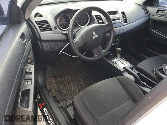 2010 Mitsubishi Lancer DE with VIN JA32U1FU2AU027030, listed as a Copart auction lot 73602924 with 184,968 mi miles and Non Repairable. Bid and sale history available at carsss.com. Image 8.