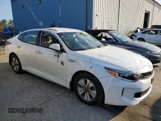 2017 Kia Optima Hybrid with VIN KNAGT4LEXH5009577, listed as a Copart auction lot 63795874 with 185,976 mi miles and Salvage Title. Bid and sale history available at carsss.com. Image 4.