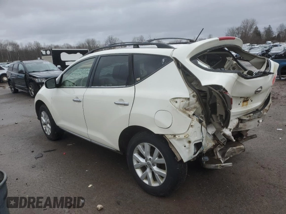 2014 Nissan Murano LE with VIN JN8AZ1MW0EW519380, listed as a Copart auction lot 85712874 with 152,784 mi miles and Salvage Title. Bid and sale history available at carsss.com. Image 2.