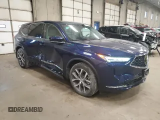 2022 Acura MDX w/Technology Package with VIN 5J8YE1H40NL050082, listed as a Copart auction lot 84597174 with 19,849 mi miles and Salvage Title. Bid and sale history available at carsss.com. Image 4.