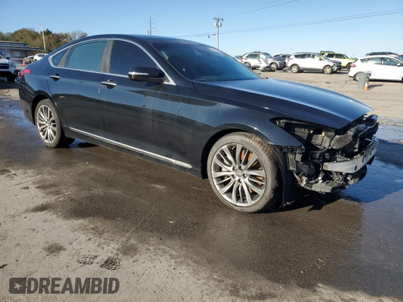 2015 Hyundai Genesis 5.0L with VIN KMHGN4JF2FU036120, listed as a Copart auction lot 63037604 with 102,936 mi miles and Salvage Title. Bid and sale history available at carsss.com. Image 4.