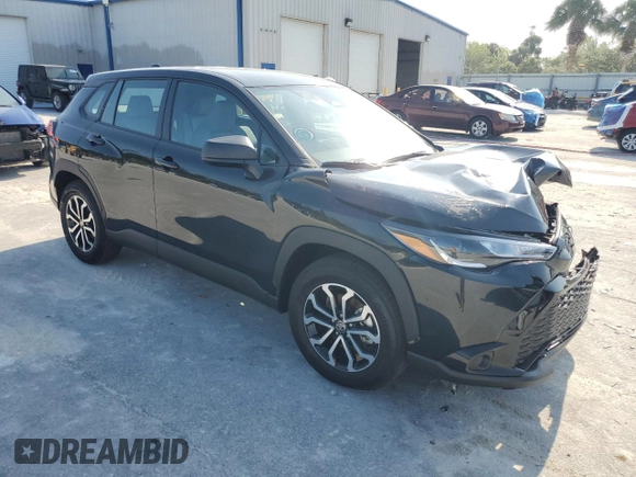 2025 Toyota Corolla Cross Hybrid S с VIN 7MUFBABG6SV077157, выставлен на аукционе Copart как лот 55625165 с пробегом 186 миль миль и Списание • Salvage title. История ставок и продаж доступна на DreamBid. Изображение 4.