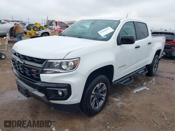 2021 Chevrolet Colorado 4WD Z71 with VIN 1GCGTDEN9M1256767, listed as a IAAI auction lot 42188311 with 55,116 mi miles and . Bid and sale history available at DreamBid. Image 19.