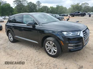 2017 Audi Q7 Premium with VIN WA1AAAF72HD003296, listed as a Copart auction lot 54221325 with 59,627 mi miles and Salvage title. Bid and sale history available at DreamBid. Image 4.