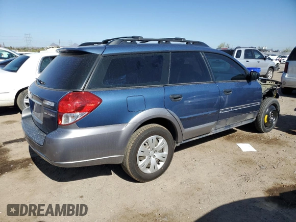 2009 Subaru Outback with VIN 4S4BP60CX97316507, listed as a Copart auction lot 55094485 with 121,571 mi miles and Salvage title. Bid and sale history available at DreamBid. Image 3.