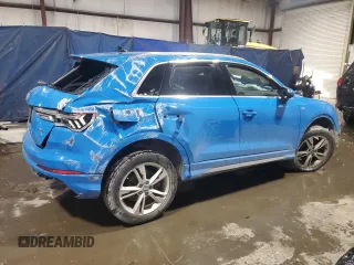 2019 Audi Q3 S line Premium Plus with VIN WA1EECF37K1067325, listed as a Copart auction lot 41913895 with 44,397 mi miles and Salvage Title. Bid and sale history available at carsss.com. Image 3.