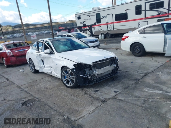 2017 Mercedes-Benz C 350e with VIN 55SWF4HB9HU223865, listed as a IAAI auction lot 38710421 with Not Provided miles and . Bid and sale history available at DreamBid. Image 6.