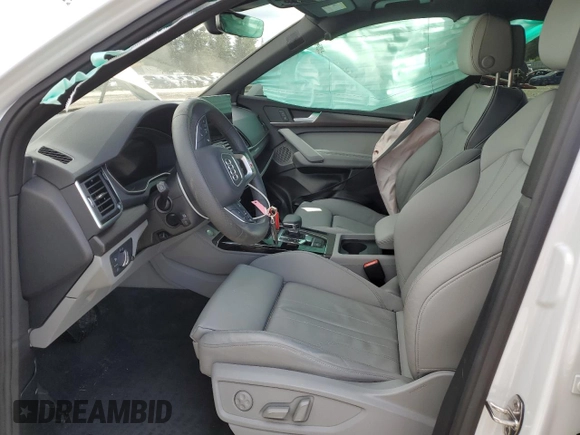 2024 Audi Q5 S line Premium Plus with VIN WA1E2AFY6R2062596, listed as a Copart auction lot 54018255 with Not provided miles and Salvage title. Bid and sale history available at DreamBid. Image 7.