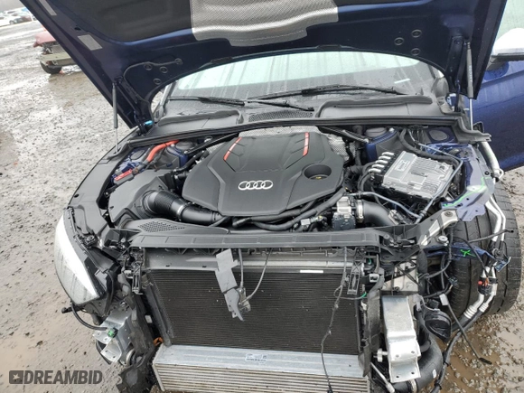 2021 Audi S5 Cabriolet Prestige with VIN WAUY4GF5XMN005103, listed as a Copart auction lot 43256465 with NaN miles and Salvage Title. Bid and sale history available at carsss.com. Image 12.