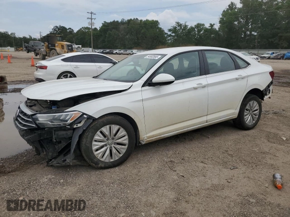 2019 Volkswagen Jetta S with VIN 3VWN57BU8KM110856, listed as a Copart auction lot 54882895 with 92,421 mi miles and Salvage title. Bid and sale history available at DreamBid. Image 1.