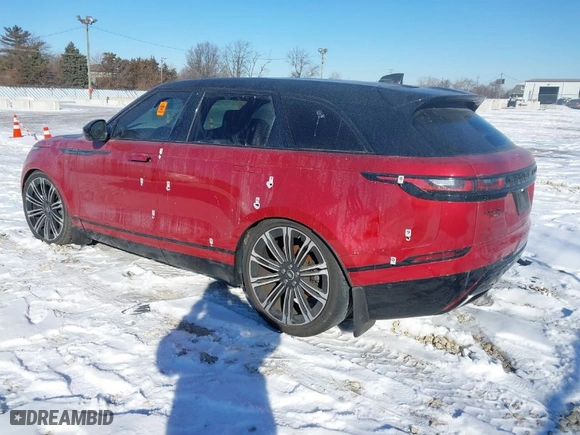 2021 Land Rover Range Rover Velar R-Dynamic S with VIN SALYT2EU3MA312694, listed as a IAAI auction lot 41621133 with 38,104 mi miles. Bid and sale history available at carsss.com. Image 3.