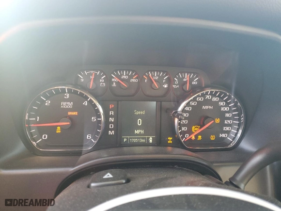 2016 GMC Sierra 1500 with VIN 1GTV2LEH6GZ188528, listed as a Copart auction lot 85533204 with 170,513 mi miles and Salvage Title. Bid and sale history available at carsss.com. Image 9.