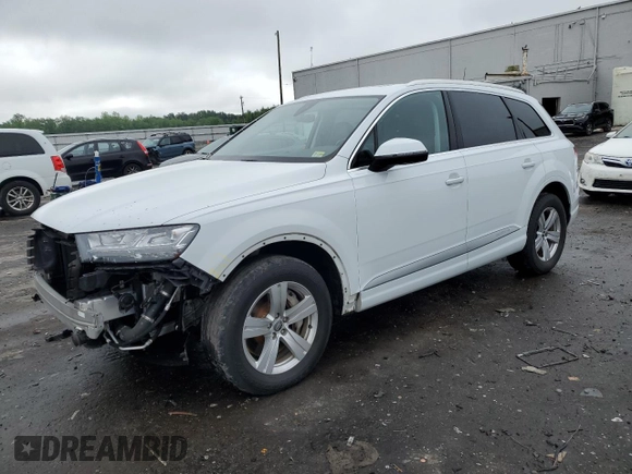 2019 Audi Q7 Premium Plus with VIN WA1LHAF79KD024240, listed as a Copart auction lot 57063645 with 77,844 mi miles and Salvage title. Bid and sale history available at DreamBid. Image 1.