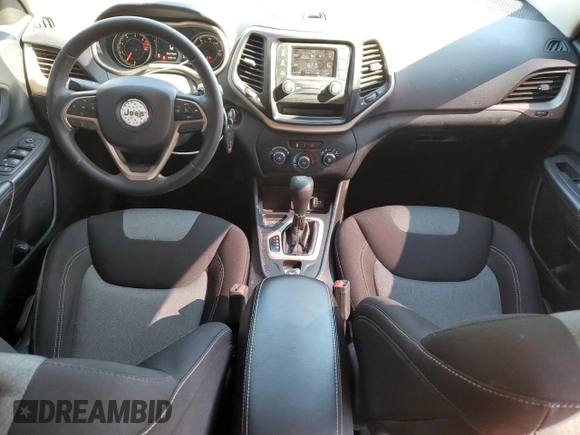 2017 Jeep Cherokee Sport with VIN 1C4PJLAB4HW535371, listed as a Copart auction lot 62265295 with 209,961 mi miles and Salvage title. Bid and sale history available at DreamBid. Image 8.