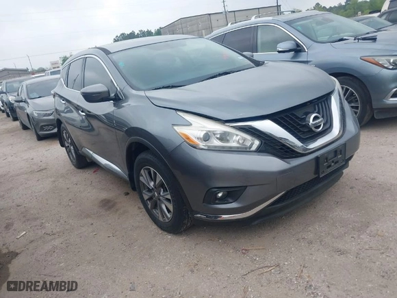 2017 Nissan Murano SV with VIN 5N1AZ2MG2HN170724, listed as a IAAI auction lot 41917148 with 52,075 mi miles. Bid and sale history available at carsss.com. Image 1.