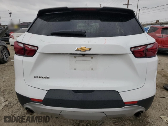 2020 Chevrolet Blazer LT with VIN 3GNKBDRS0LS646514, listed as a Copart auction lot 54405445 with 82,321 mi miles and Salvage title. Bid and sale history available at DreamBid. Image 6.