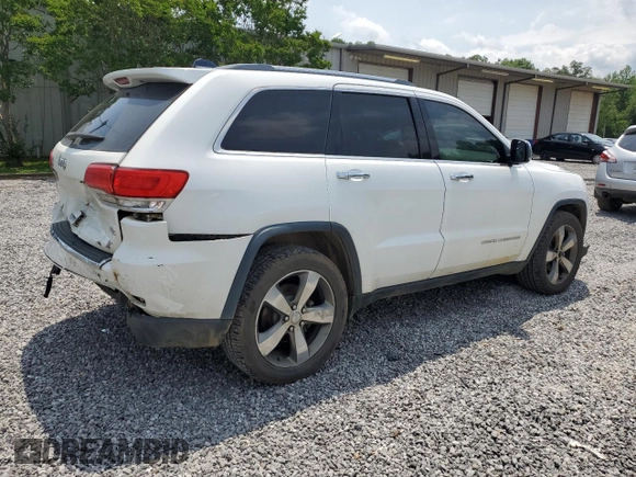 2016 Jeep Grand Cherokee Limited 75th Anniversary with VIN 1C4RJEBG0GC358588, listed as a Copart auction lot 57585695 with 221,460 mi miles and Salvage title. Bid and sale history available at DreamBid. Image 3.