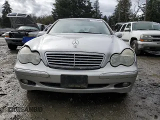 2002 Mercedes-Benz C with VIN WDBRF61J72F268526, listed as a Copart auction lot 51350405 with 113,128 mi miles and Salvage Title. Bid and sale history available at carsss.com. Image 5.