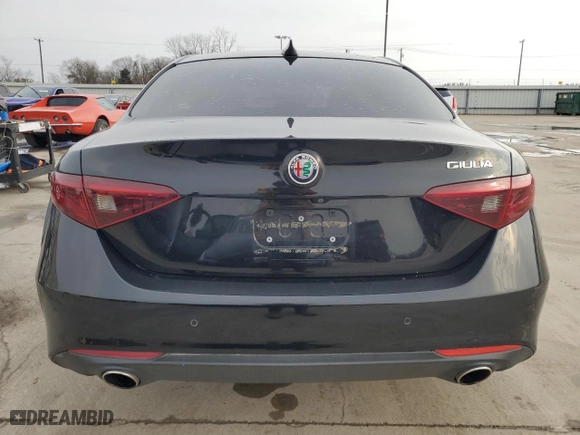 2019 Alfa Romeo Giulia with VIN ZARFAMAN2K7598486, listed as a Copart auction lot 47564845 with 45,500 mi miles and Clean Title. Bid and sale history available at carsss.com. Image 6.