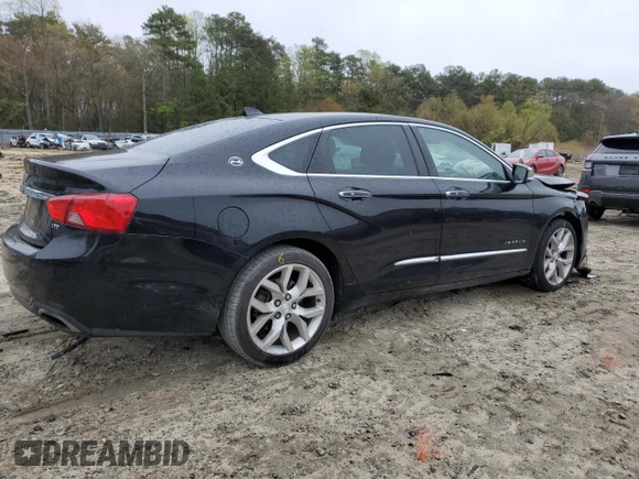 2014 Chevrolet Impala LTZ with VIN 1G1155S38EU119515, listed as a Copart auction lot 52809605 with 107,952 mi miles and Salvage Title. Bid and sale history available at DreamBid. Image 3.