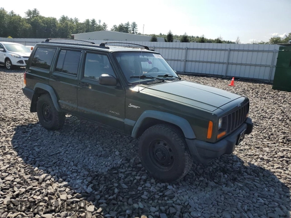 1998 Jeep Cherokee Sport with VIN 1J4FJ68S0WL187922, listed as a Copart auction lot 71319834 with 0 mi miles and Clean Title. Bid and sale history available at carsss.com. Image 4.