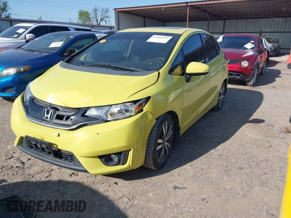 2015 Honda Fit EX-L with VIN 3HGGK5H85FM747634, listed as a IAAI auction lot 41986394 with 125,831 mi miles and . Bid and sale history available at DreamBid. Image 2.
