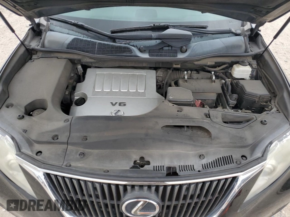 2010 Lexus RX 350 with VIN 2T2ZK1BA1AC017776, listed as a Copart auction lot 51589025 with 156,532 mi miles and Salvage Title. Bid and sale history available at DreamBid. Image 12.
