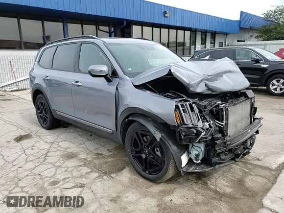 2023 Kia Telluride EX X-Line with VIN 5XYP3DGC6PG366739, listed as a Copart auction lot 58835135 with 33,314 mi miles and Salvage title. Bid and sale history available at DreamBid. Image 15.