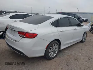 2015 Chrysler 200 C with VIN 1C3CCCCBXFN562510, listed as a IAAI auction lot 41833656 with 118,416 mi miles and . Bid and sale history available at carsss.com. Image 4.