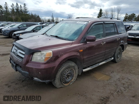 2008 Honda Pilot SE with VIN 5FNYF18338B500172, listed as a Copart auction lot 50744445 with 306,411 mi miles and Clean Title. Bid and sale history available at DreamBid. Image 1.