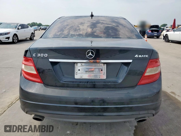 2011 Mercedes-Benz C 300 Sport with VIN WDDGF8BB6BR142707, listed as a Copart auction lot 57163135 with 165,417 mi miles and Clean title. Bid and sale history available at DreamBid. Image 6.