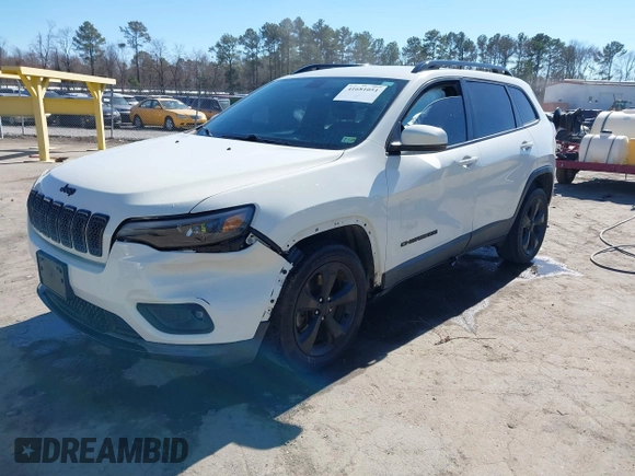 2019 Jeep Cherokee Latitude Plus with VIN 1C4PJLLB2KD296144, listed as a IAAI auction lot 41681051 with 199,698 mi miles and . Bid and sale history available at DreamBid. Image 2.