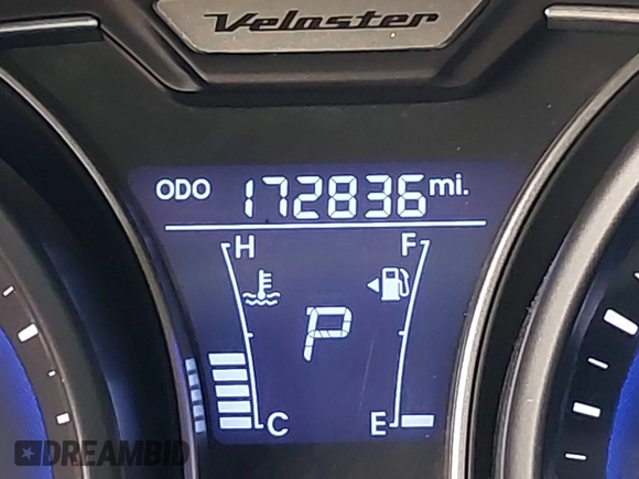 2013 Hyundai Veloster Turbo with VIN KMHTC6AE5DU104074, listed as a IAAI auction lot 42225574 with 172,836 mi miles and . Bid and sale history available at DreamBid. Image 12.