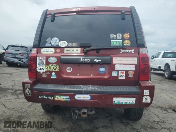 2007 Jeep Commander Sport with VIN 1J8HG48K17C702034, listed as a Copart auction lot 63183795 with 152,322 mi miles and Salvage title. Bid and sale history available at DreamBid. Image 6.