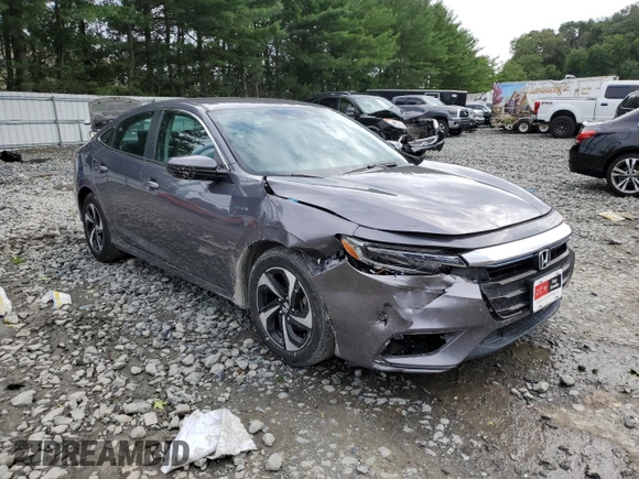 2022 Honda Insight EX with VIN 19XZE4F54NE003064, listed as a Copart auction lot 85100894 with 22,783 mi miles and Salvage Title. Bid and sale history available at DreamBid. Image 4.