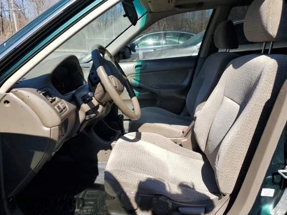 2000 Honda Civic EX with VIN JHMEJ8642YS004030, listed as a Copart auction lot 50002815 with 152,564 mi miles and Salvage Title. Bid and sale history available at carsss.com. Image 7.