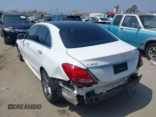 2016 Mercedes-Benz C 300 with VIN 55SWF4JB7GU172309, listed as a IAAI auction lot 42471452 with 52,781 mi miles and . Bid and sale history available at DreamBid. Image 3.