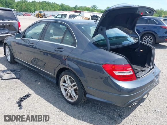 2013 Mercedes-Benz C 300 Sport with VIN WDDGF8AB3DR247015, listed as a IAAI auction lot 42292350 with 118,370 mi miles and . Bid and sale history available at DreamBid. Image 3.