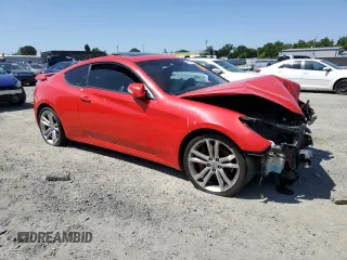 2010 Hyundai Genesis Coupe with VIN KMHHU6KH1AU004657, listed as a Copart auction lot 55311195 with Not provided miles and Clean title. Bid and sale history available at DreamBid. Image 4.