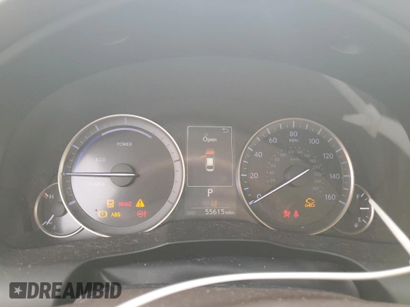 2017 Lexus ES 300h with VIN JTHBW1GG7H2146538, listed as a Copart auction lot 53731235 with 55,615 mi miles and Salvage Title. Bid and sale history available at DreamBid. Image 9.