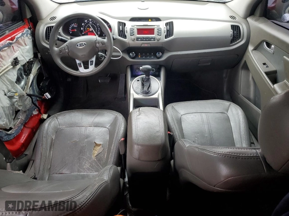 2012 Kia Sportage LX with VIN KNDPB3A22C7306283, listed as a Copart auction lot 43462124 with 166,886 mi miles and Salvage Title. Bid and sale history available at carsss.com. Image 8.