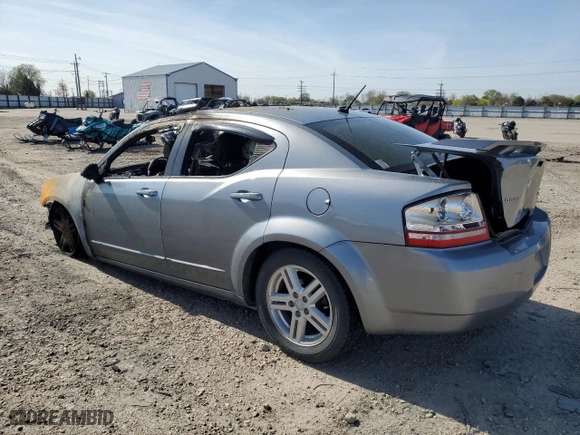 2010 Dodge Avenger R/T with VIN 1B3CC5FB6AN149089, listed as a Copart auction lot 52024555 with 0 mi miles and Salvage Title. Bid and sale history available at carsss.com. Image 2.